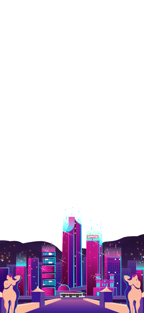 Vista panorámica nocturna de la ciudad de Medellín, luces de neón y ambiente exclusivo para citas y vida nocturna