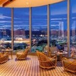 terraza del hotel Grand Hyatt en Bogotá